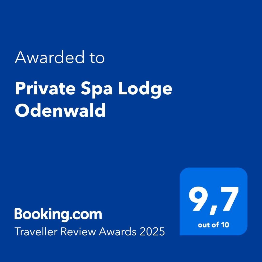 Private Spa Lodge Odenwald Lindenfels Kültér fotó